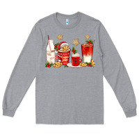 Heather Grey santa fuel coffee cups Long Sleeve Tee - texasbilliewilder