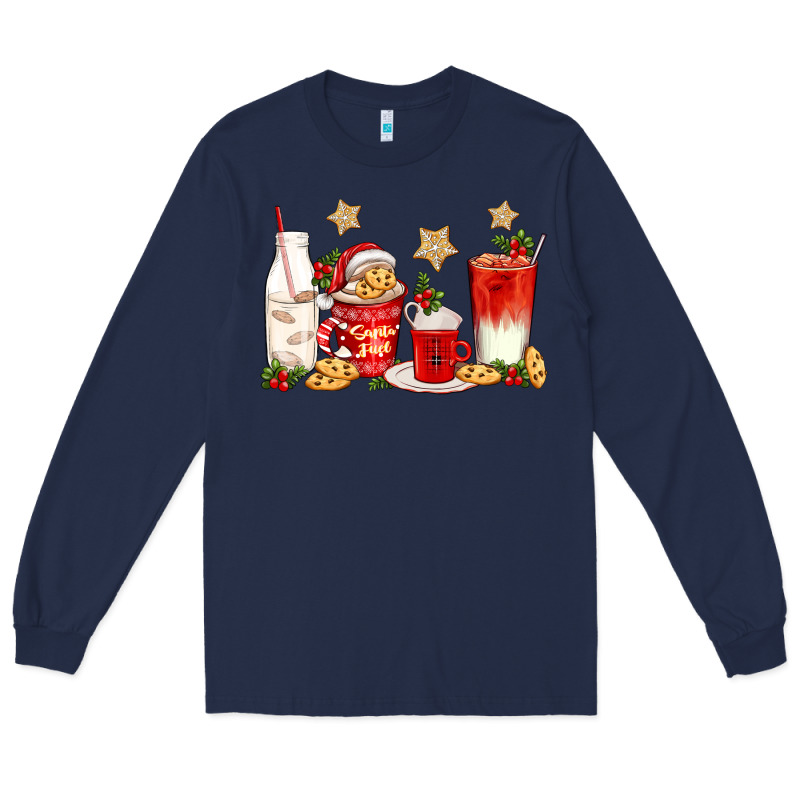 Santa Fuel Coffee Cups Long Sleeve Tee by texasbilliewilder | Teevron