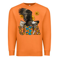 Carrot Western Usa Eagle Premium Sweatshirt - LillyAllenDesigns