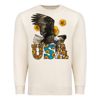 Sandshell Western Usa Eagle Premium Sweatshirt - LillyAllenDesigns
