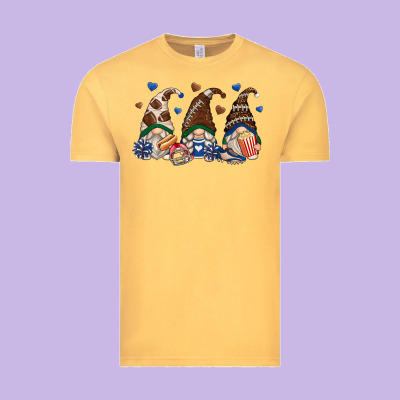 Football Gnomes Vintage Tee Designed By Zillion Design Studio