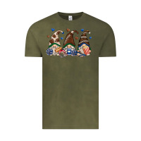 Vintage Olive football gnomes Vintage Tee - Zillion Design Studio