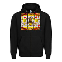 Softball Gnome Zipper Hoodie | Teevron