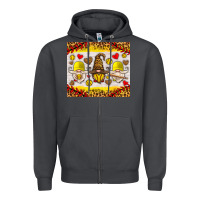 Smoke softball gnome Zipper Hoodie - HRA Design Shop