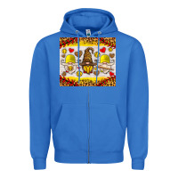 True Royal softball gnome Zipper Hoodie - HRA Design Shop