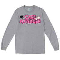 Heather Grey breast cancer case manager Long Sleeve Tee - texasbilliewilder