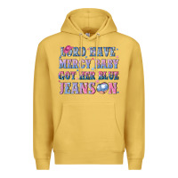 Antique Gold lord have mercy baby got her blue jeans on Premium Hoodie - NancyCooperArtShop