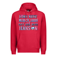 Cardinal lord have mercy baby got her blue jeans on Premium Hoodie - NancyCooperArtShop