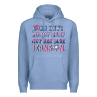 Colony Blue lord have mercy baby got her blue jeans on Premium Hoodie - NancyCooperArtShop