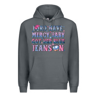 Rock lord have mercy baby got her blue jeans on Premium Hoodie - NancyCooperArtShop