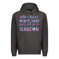 Smoke lord have mercy baby got her blue jeans on Premium Hoodie - NancyCooperArtShop