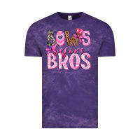 Cloud Purple bows before bros Vintage Tee - texasbilliewilder