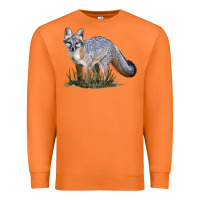 Carrot Gray Fox Premium Sweatshirt - LillyAllenDesigns