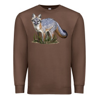 Chestnut Gray Fox Premium Sweatshirt - LillyAllenDesigns