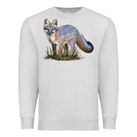 Dove Grey Gray Fox Premium Sweatshirt - LillyAllenDesigns
