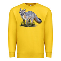 Lemon Gray Fox Premium Sweatshirt - LillyAllenDesigns
