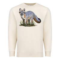 Sandshell Gray Fox Premium Sweatshirt - LillyAllenDesigns