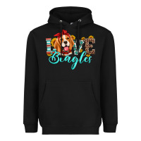 Black love beagles Heavyweight Hoodie - Artiststas