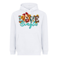 White love beagles Heavyweight Hoodie - Artiststas