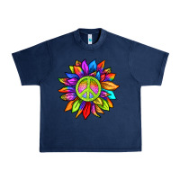 Navy pride sunflower Urban Heavy Tee - texasbilliewilder