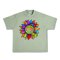 Oil Green pride sunflower Urban Heavy Tee - texasbilliewilder