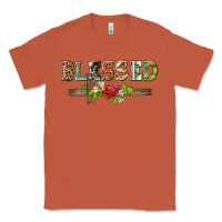 Copper blessed and floral cross Classic Tee - BarkalooDesign