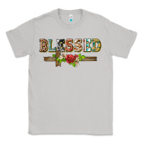 Moon Dust blessed and floral cross Classic Tee - BarkalooDesign