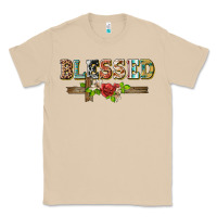 Mushroom blessed and floral cross Classic Tee - BarkalooDesign