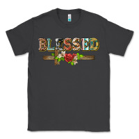 Smoke blessed and floral cross Classic Tee - BarkalooDesign