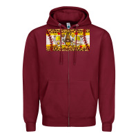Burgundy softball gnome license plate Zipper Hoodie - HRA Design Shop