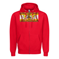 Red softball gnome license plate Zipper Hoodie - HRA Design Shop