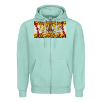 Seafoam softball gnome license plate Zipper Hoodie - HRA Design Shop