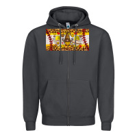 Smoke softball gnome license plate Zipper Hoodie - HRA Design Shop