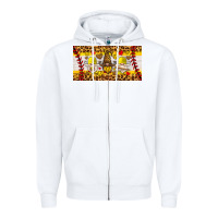 White softball gnome license plate Zipper Hoodie - HRA Design Shop