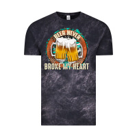 Cloud Black beer never broke my heart Vintage Tee - texasbilliewilder