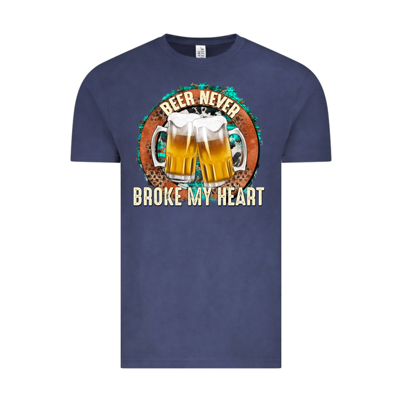 Beer Never Broke My Heart Vintage Tee by texasbilliewilder | Teevron