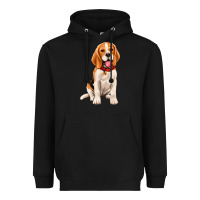Black beagle Heavyweight Hoodie - Artiststas