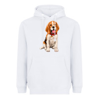 White beagle Heavyweight Hoodie - Artiststas