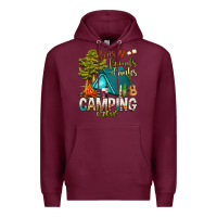 Burgundy fires friends drinks camping crew Premium Hoodie - NancyCooperArtShop