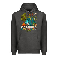 Charcoal Heather fires friends drinks camping crew Premium Hoodie - NancyCooperArtShop