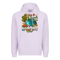 Lilac fires friends drinks camping crew Premium Hoodie - NancyCooperArtShop