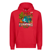 Red fires friends drinks camping crew Premium Hoodie - NancyCooperArtShop