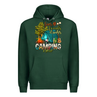 Sports Green fires friends drinks camping crew Premium Hoodie - NancyCooperArtShop