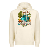 Tofu fires friends drinks camping crew Premium Hoodie - NancyCooperArtShop