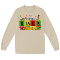 Mushroom Black the prime element juneteenth Long Sleeve Tee - Zillion Design Studio