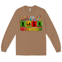 Toasted Coconut Black the prime element juneteenth Long Sleeve Tee - Zillion Design Studio