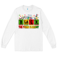 White Black the prime element juneteenth Long Sleeve Tee - Zillion Design Studio