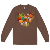 Chestnut pumpkin and latte with fall Long Sleeve Tee - AdoDesignShop