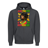 Smoke juneteenth is my independence day Zipper Hoodie - HRA Design Shop