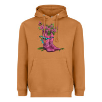 Meerkat valentines day western boots and roses Heavyweight Hoodie - AdoDesignShop